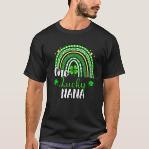 T-shirt Un Empreinte de léopard Lucky Nana Rainbow St Patr