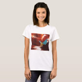 T-shirt Un endroit pour faire une pause dans les actualité (Devant entier)