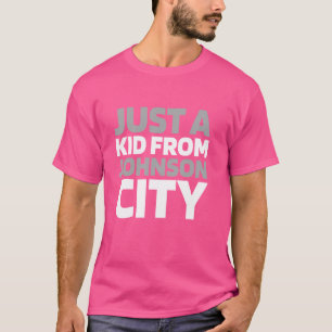 T-shirt Un Enfant Du Tennessee Johnson City American Us