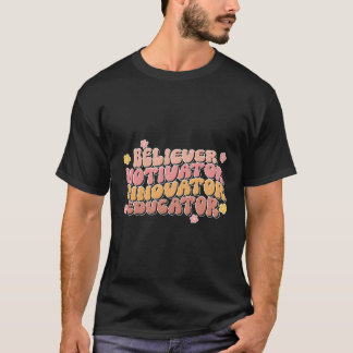 T-shirt Un Enseignant Awesome Voyage Enseignant Avec Le Re