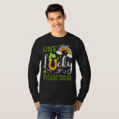 T-shirt Un enseignant de 4e année chanceux St Patrick S Da (Devant entier)