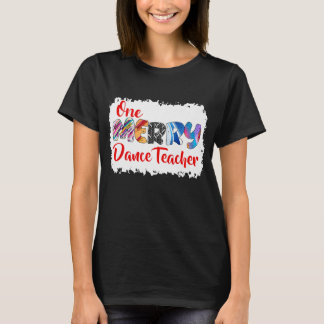 T-shirt Un enseignant de danse joyeuse Noël PJ Xmas Corres