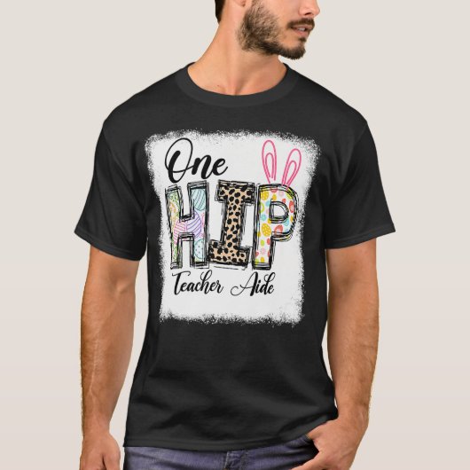 T-shirt Un enseignant de hanche aide Leopard enseignant Pâ (Devant)