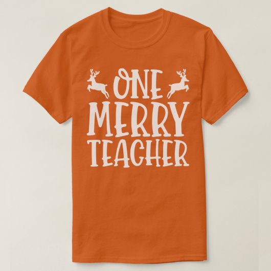T-shirt Un enseignant joyeux 1 (Design devant)