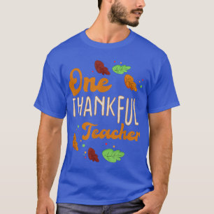 T-shirt Un Enseignant Remercié Automne Chute Turquie Thank