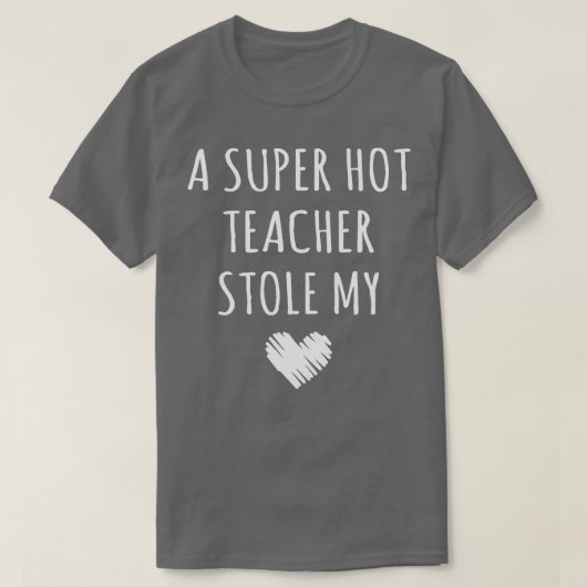 T-shirt un enseignant super chaud (Design devant)