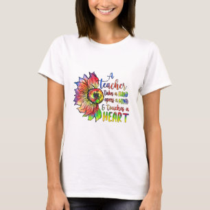 T-shirt Un Enseignant Touche Un Coeur