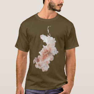 T-shirt Un Ensemble De Curling Rose Argent Et Blanc Comme