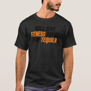 T-shirt Un Entraîneur De Gymnase Donne Des Conseils De Fit