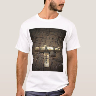 T-shirt Un équipage de réparation de route place une cro