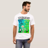 T-shirt Un esprit de ruche (lumière) (Devant entier)