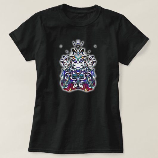 T-shirt Un esprit souriant coloré v2 (Design devant)