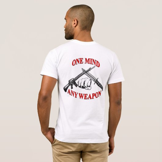 T-shirt Un esprit toute arme MCMAP (Dos entier)