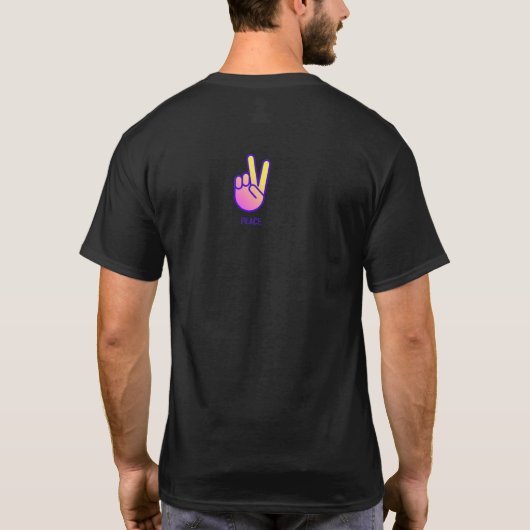 T-shirt Un état de tranquillité et d'absence de violence (Dos)