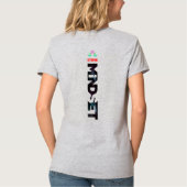 T-shirt Un état d'esprit fort | Cou-V féminin (Dos)