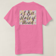 Un état d'esprit libre Winston Floral Script Tee