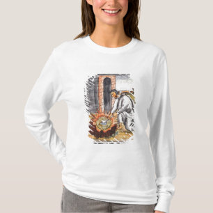 T-shirt Un Européen occupé à faire une reliquaire