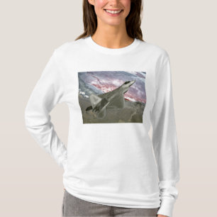 T-shirt Un F/A-22 Raptor effectue une mission de formation