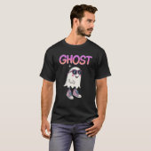 T-shirt Un fantôme éffrayant mais Cool (Devant entier)