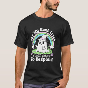 T-shirt Un Fantôme Inoubliable Texter Drôle Fantôme Éffray