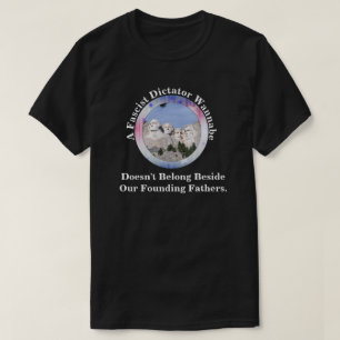 T-shirt Un fasciste n'appartient pas aux pères fondateurs