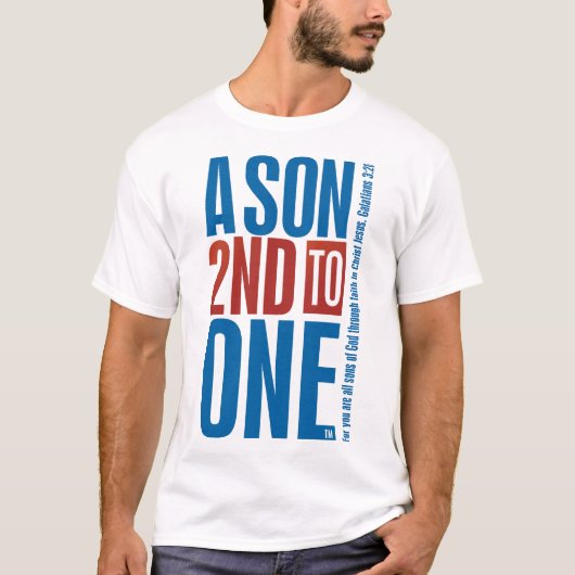 T-shirt Un fils 2ème à un (Devant)