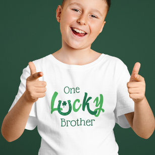 T-shirt Un frère chanceux   Personnalisable St Patrick's D