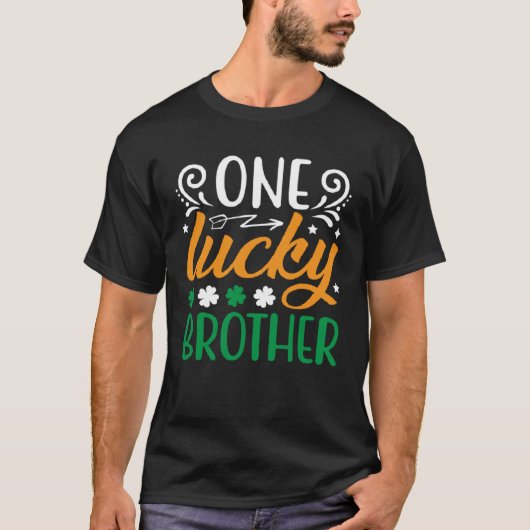 T-shirt Un Frère chanceux Saint Patrick s (Devant)