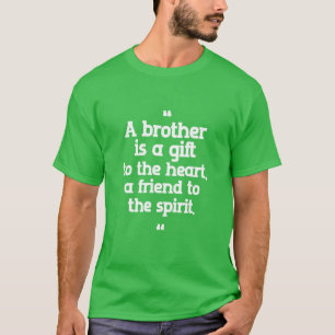T-shirt Un Frère est un Gifto Coeur Un Friendohe rétro