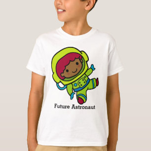 T-shirt Un futur astronaute en Spacesuit