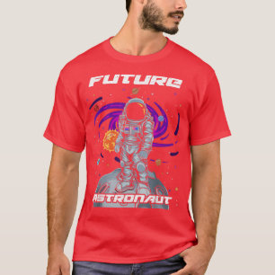 T-shirt Un futur astronaute sur l'astronomie de la lune