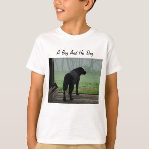 T-shirt Un garçon et son chien