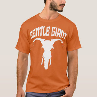 T-shirt Un géant doux à visage d'éléphant africain