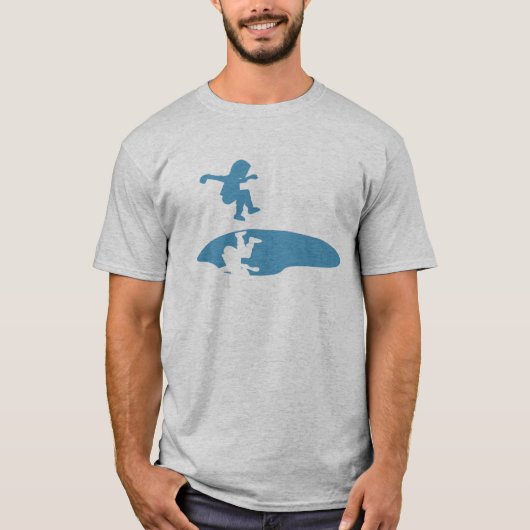 T-shirt un-géant-saut (Devant)