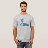 T-shirt un-géant-saut (Devant entier)