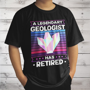 T-shirt Un Géologue Légendaire A Retraité La Géologie Drôl