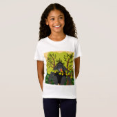 T-Shirt Un gorille hypnotisé par un papillon (Devant entier)