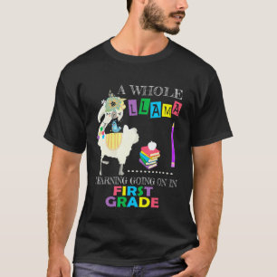 T-shirt Un grand apprentissage de lama en première année d