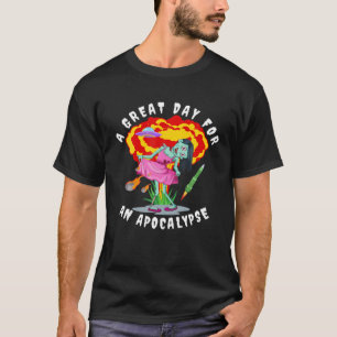 T-shirt Un grand jour pour une Apocalypse drôle Zombie