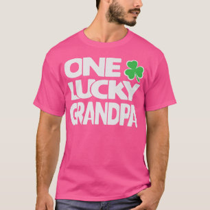 T-shirt Un grand-père chanceux Clover Mens Jour de la Sain