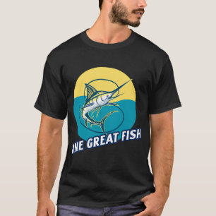 T-shirt Un Grand Poisson ! Marlin pêche conception