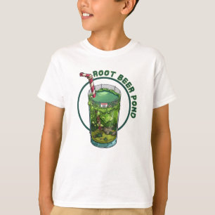 T-shirt Un grand verre de l'étang de bière de racine
