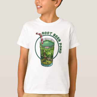 T-shirt Un grand verre de l'étang de bière de racine