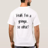 T-shirt Un gringo fier (Dos)