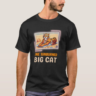 T-shirt Un gros chat brûlé par le soleil - Tigre