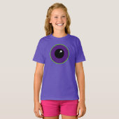 T-shirt Un Gros Costume Violet Oeil Tri-Blend Chemise (Devant entier)