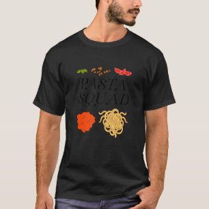 T-shirt Un Groupe De Pâtes Dit Spaghetti Italien