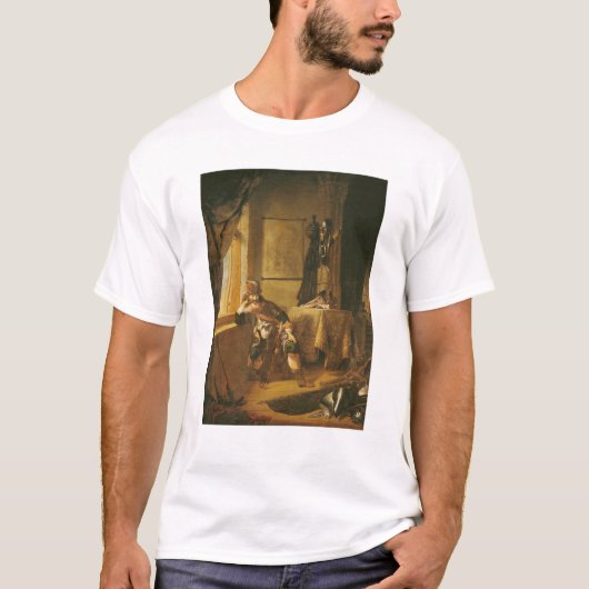 T-shirt Un guerrier dans la pensée (Devant)