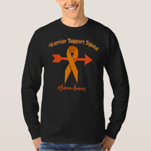 T-shirt Un Guerrier De Sensibilisation À La Leucémie Appuy