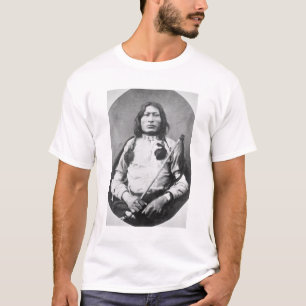 T-shirt Un guerrier de Taureau, 1882 (photo de b/w)
